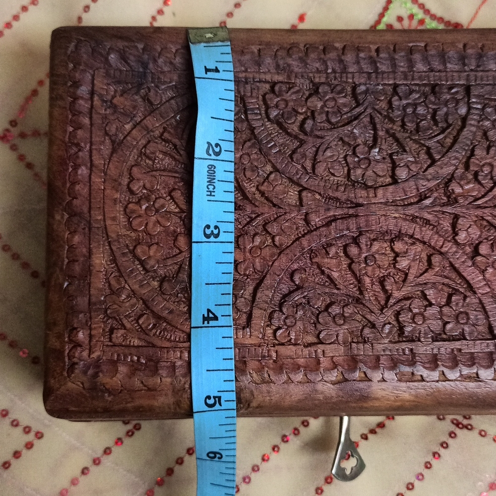 Wooden jewellery box - Picture 6 of 8